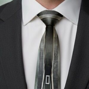 Puritan Black and Gray Tie